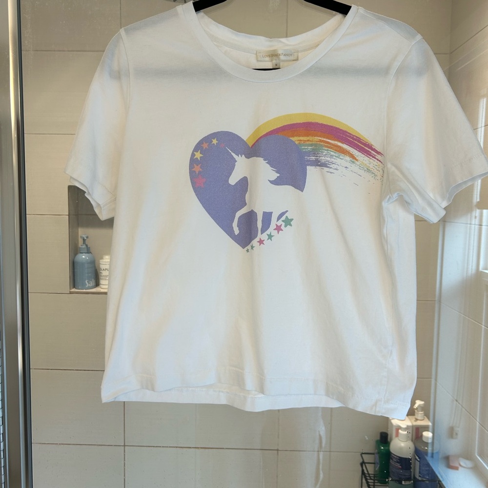 💕loveshackfancy💕 unicorn t-shirt 🦄
